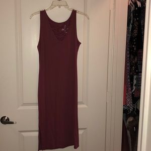 Maroon Colored Dress